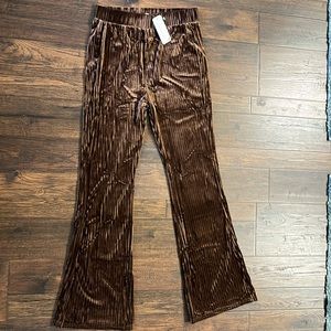 Jon & Anna Contemporary Velvet Ribbed Pull-on Pants